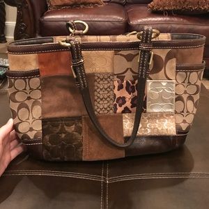 Coach patchwork purse